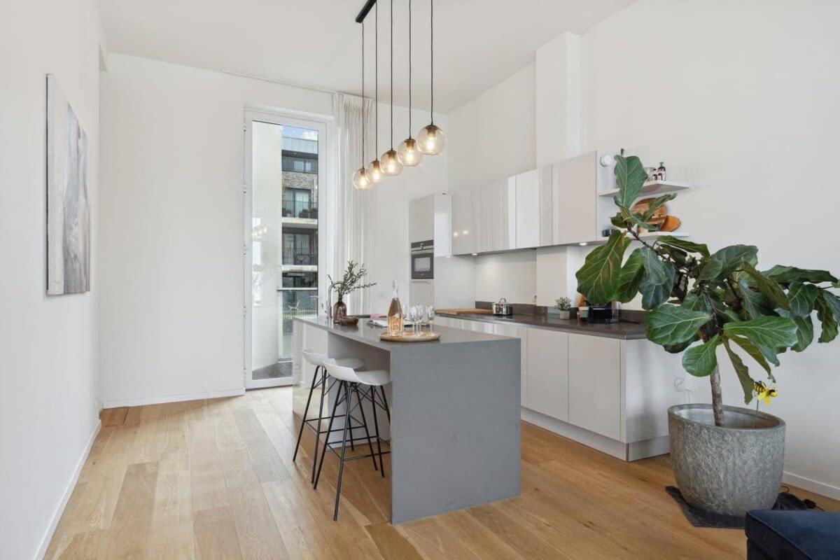 Bright Waterfront Apartment Antuérpia Exterior foto