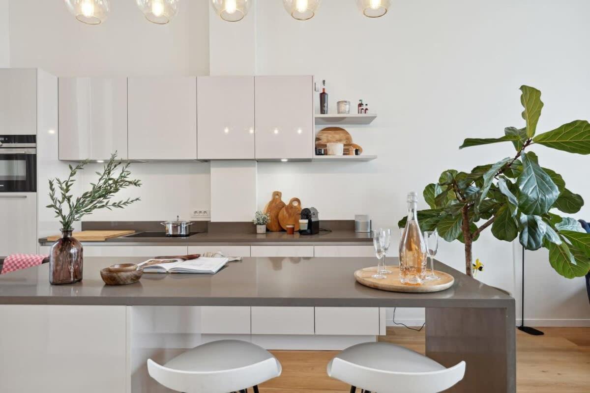 Bright Waterfront Apartment Antuérpia Exterior foto